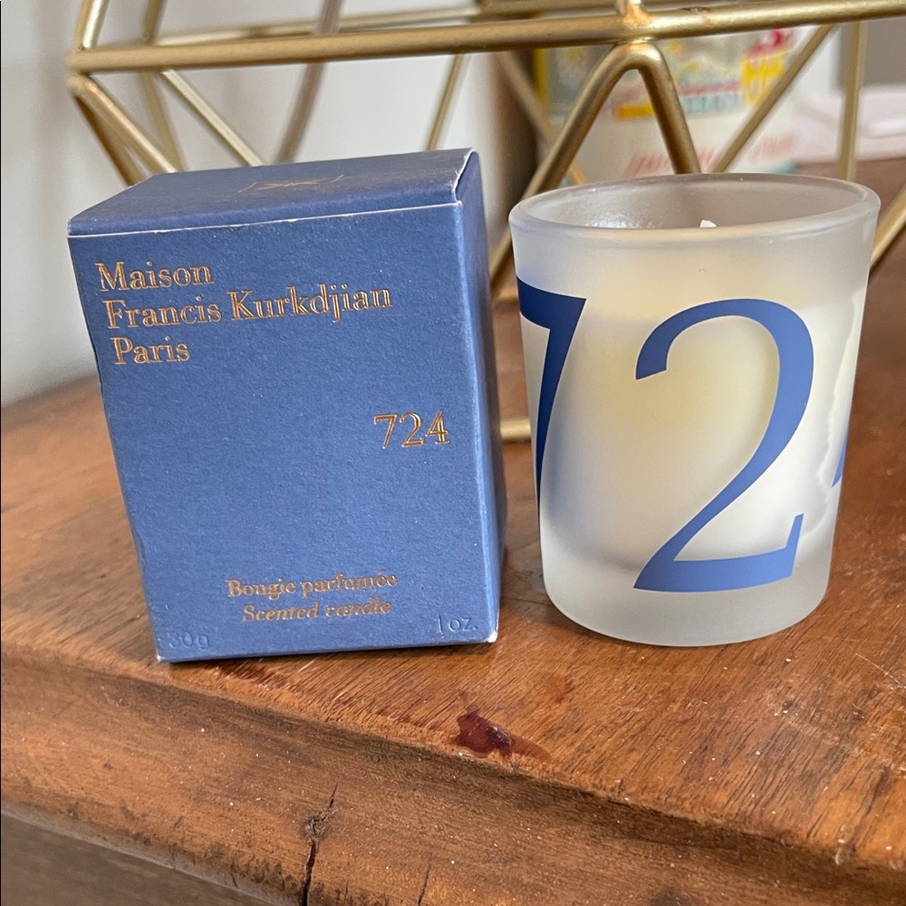 Maison Francis Kurkdjian Paris 724 Scented Candle 30 g/ 1 oz‎ NEW in Box